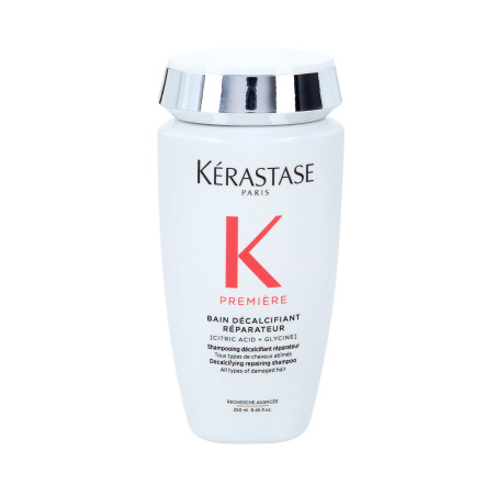 KÉRASTASE PREMIÉRE BAIN DECALCIFIANT Odbudowująca kąpiel dekalcyfikująca do włosów zniszczonych 250ml - 1 KÉRASTASE PREMIÉRE BAIN DECALCIFIANT Odbudowująca kąpiel dekalcyfikująca do włosów zniszczonych 250ml - 1