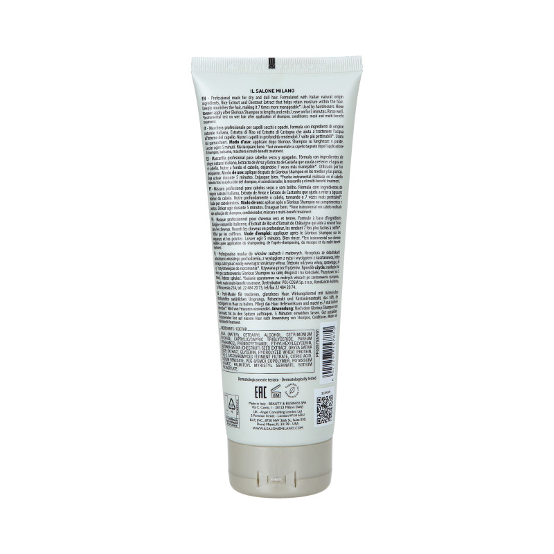 ALFAPARF IL SALONE MILANO Professionelle Maske für trockenes und stumpfes Haar 250 ml - 2