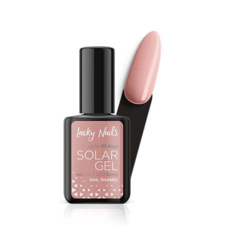 LACKY NAILS SOLAR GEL Lakier do paznokci, 04 Naked 10ml