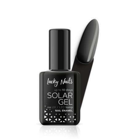 LACKY NAILS SOLAR GEL Lakier do paznokci, 15 Onyx 10ml