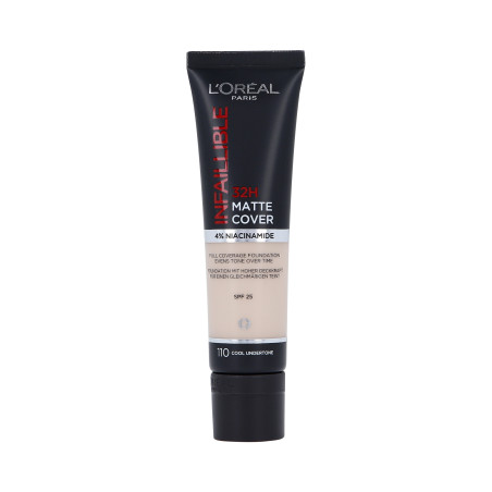 L'OREAL PARIS INFAILLIBLE 32H MATTE COVER Fondotinta opacizzante SPF25 110 Rose Vanilla 30ml