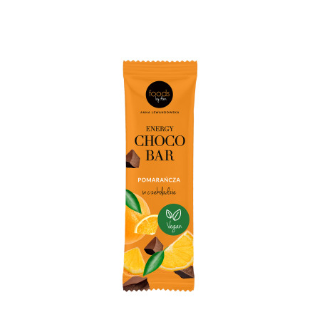 LEVANN FOODS BY ANN Schokoladen-Energieriegel, Orange 35 g - 1
