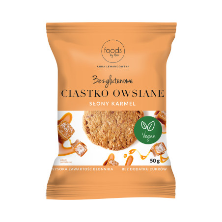 LEVANN FOODS VON ANN Haferkeks mit gesalzenem Karamell 50g - 1