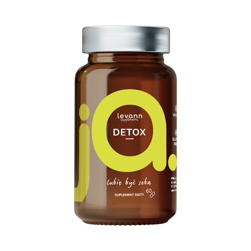LEVANN “jA” Suplement diety Detox, 60 kapsułek