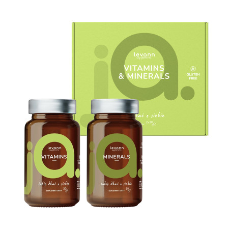LEVANN “jA” Zestaw suplementów diety Vitamins & Minerals, 2x30 kapsułek