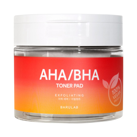 BARULAB THE CLEAN VEGAN Płatki tonizujące AHA/BHA 160g
