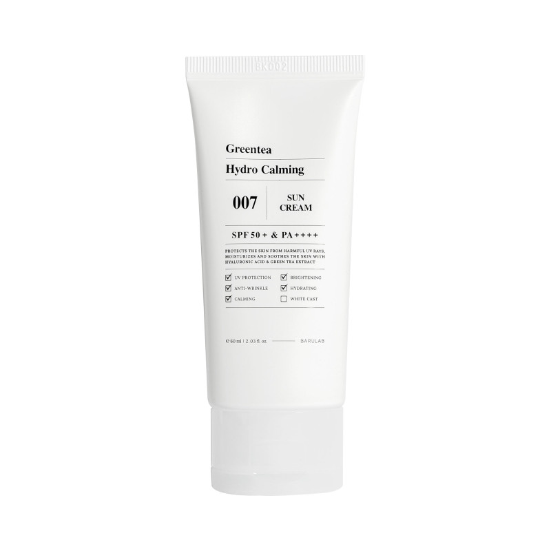 BARULAB GREENTEA Krem przeciwsłoneczny z zieloną herbatą i nawilżeniem 60ml