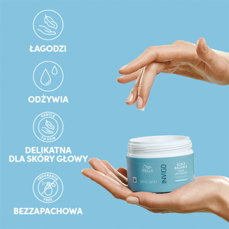 WELLA PROFESSIONALS INVIGO SCALP BALANCE Maska do skóry głowy 150ml - 8