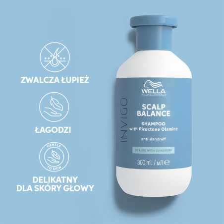 WELLA INVIGO BALANCE Clean Scalp Shampoo antiforfora 300ml