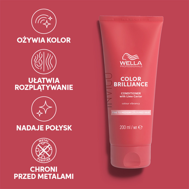 WELLA PROFESSIONALS INVIGO COLOR BRILLIANCE Conditioner für dünnes Haar 1000ml