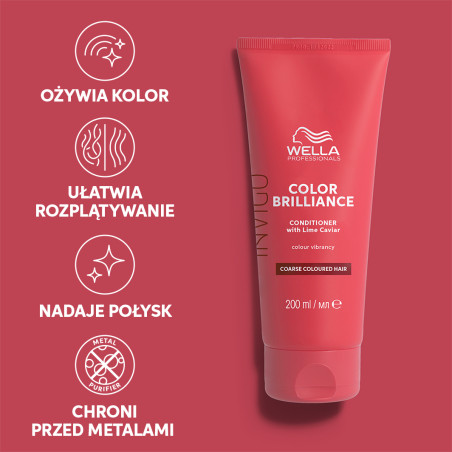WELLA PROFESSIONALS INVIGO COLOR BRILLIANCE Odżywka do włosów grubych 1000ml
