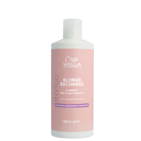 WELLA PROFESSIONALS INVIGO BLONDE RECHARGE PURPLE Shampoo für blondes Haar 500ml