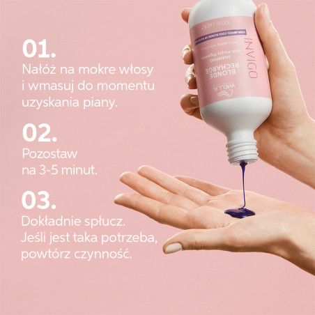 WELLA PROFESSIONALS INVIGO BLONDE RECHARGE PURPLE Shampoo für blondes Haar 500ml