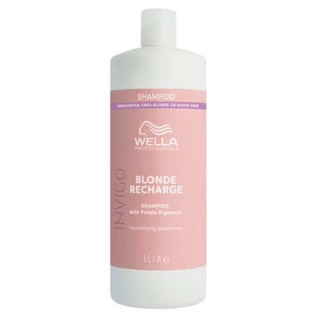 WELLA PROFESSIONALS INVIGO BLONDE RECHARGE Szampon do włosów blond 1000ml