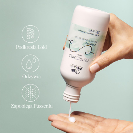 WELLA PROFESSIONALS NUTRICURLS Szampon do włosów kręconych 1000ml