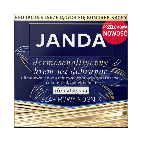 JANDA RÓŻA ALPEJSKA Dermosenolityczny krem na noc 50 ml