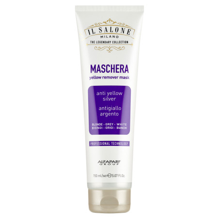 ALFAPARF IL SALONE MILANO YELLOW REMOVER Fioletowa maska do włosów siwych i blond 150ml