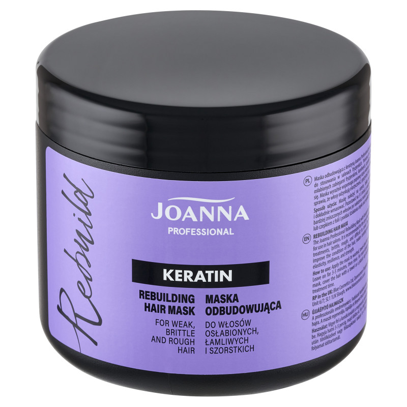 JOANNA PROFESSIONAL KERATIN Maska odbudowująca z keratyną 500ml