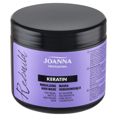 JOANNA PROFESSIONAL KERATIN Maska odbudowująca z keratyną 500ml