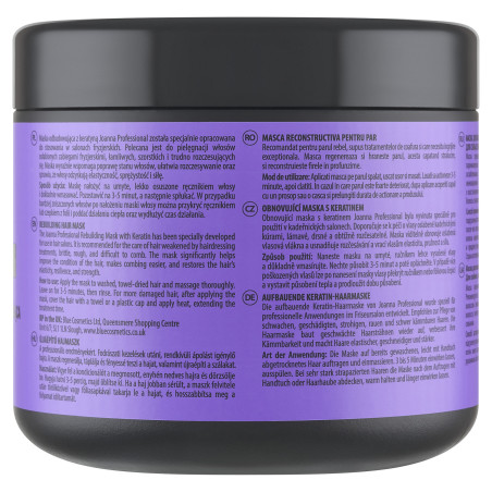 JOANNA PROFESSIONAL KERATIN Maska odbudowująca z keratyną 500ml