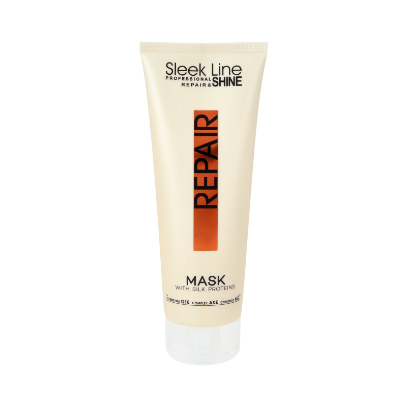 STAPIZ SLEEK LINE REPAIR Maska z jedwabiem do włosów suchych 250ml - 1
