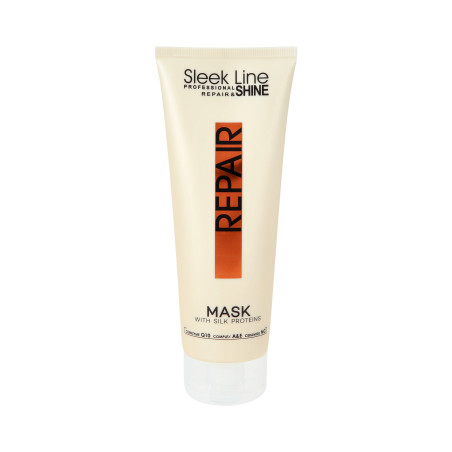STAPIZ SLEEK LINE REPAIR Maska z jedwabiem do włosów suchych 250ml - 1