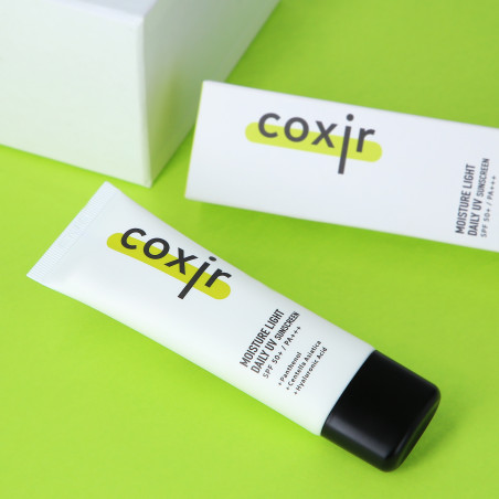 COXIR GREEN TEA CLEAR LINE Codzienny krem przeciwsłoneczny SPF z zieloną herbatą 50ml