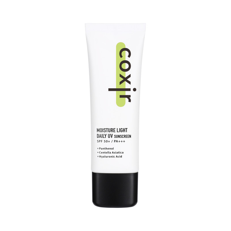 COXIR GREEN TEA CLEAR LINE Codzienny krem przeciwsłoneczny SPF z zieloną herbatą 50ml