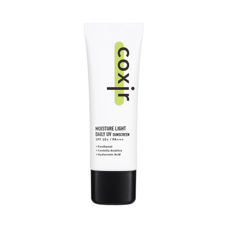 COXIR GREEN TEA CLEAR LINE Codzienny krem przeciwsłoneczny SPF z zieloną herbatą 50ml