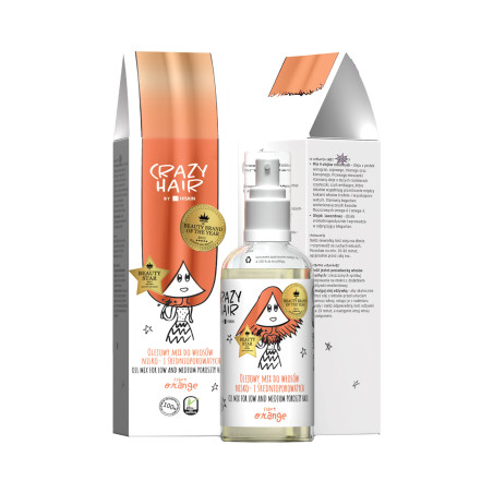 HISKIN CRAZY HAIR Olio mix per capelli a bassa e media porosità al profumo di arancia 100ml - 1