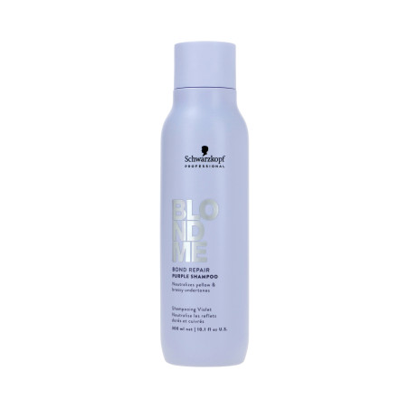 SCHWARZKOPF BLOND ME BOND REPAIR PURPLE Neutralizujący szampon do włosów siwych i blond 300 ml - 1