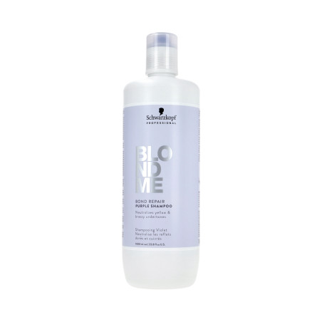 SCHWARZKOPF BLOND ME BOND REPAIR PURPLE Neutralizujący szampon do włosów siwych i blond 1000 ml - 1 SCHWARZKOPF BLOND ME BOND REPAIR PURPLE Neutralizujący szampon do włosów siwych i blond 1000 ml - 1