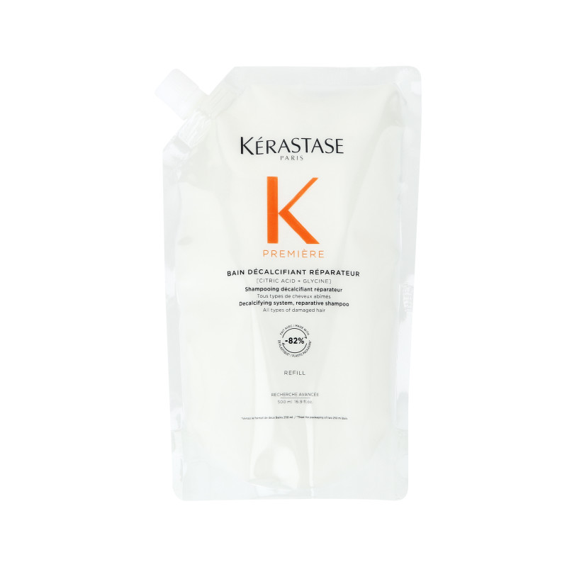 KÉRASTASE PREMIÉRE BAIN DECALCIFIANT REFILL Odbudowująca kąpiel dekalcyfikująca do włosów zniszczonych 500 ml - 1