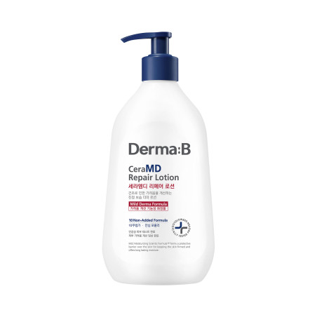 DERMA:B CERAMD Balsamo Idratante Rigenerante per Pelli Sensibili 400ml - 1