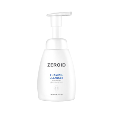 ZEROID Mousse nettoyante hypoallergénique pour peaux sèches et sensibles 240 ml - 2 ZEROID Mousse nettoyante hypoallergénique pour peaux sèches et sensibles 240 ml - 2