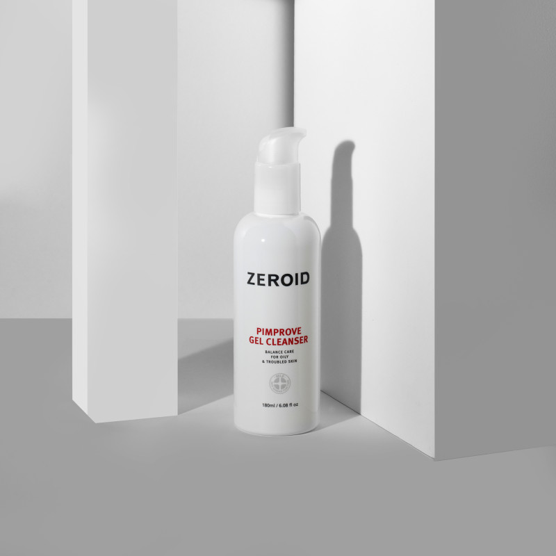 ZEROID PIMPROVE Hipoalergiczny żel oczyszczający do skóry tłustej i trądzikowej 180ml - 2