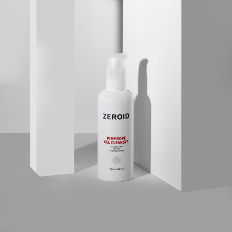 ZEROID PIMPROVE Hipoalergiczny żel oczyszczający do skóry tłustej i trądzikowej 180ml - 2