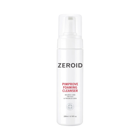 ZEROID PIMPROVE Schiuma detergente ipoallergenica per pelle grassa e acneica 200 ml - 1