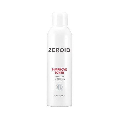 ZEROID PIMPROVE Tonique exfoliant hypoallergénique pour peaux grasses et à tendance acnéique 200 ml