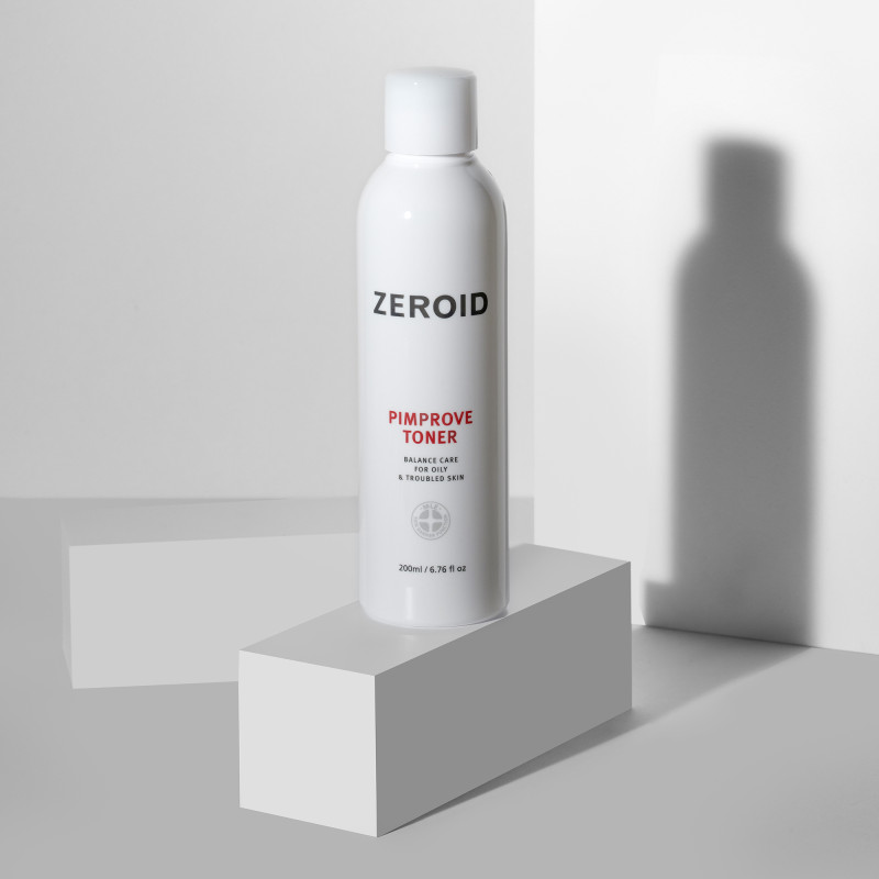 ZEROID PIMPROVE Tonique exfoliant hypoallergénique pour peaux grasses et à tendance acnéique 200 ml