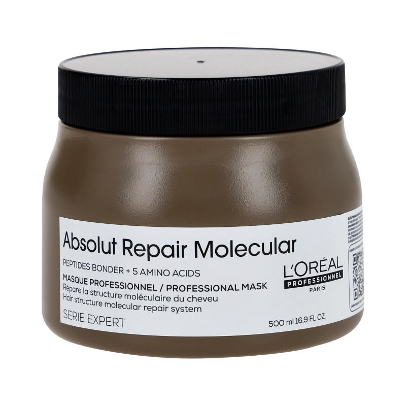 L'OREAL PROFESSIONNEL ABSOLUT REPAIR MOLECULAR Maschera per capelli intensamente rigenerante 500ml - 1