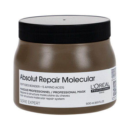 L'OREAL PROFESSIONNEL ABSOLUT REPAIR MOLECULAR Maschera per capelli intensamente rigenerante 500ml - 1