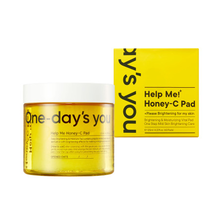 ONE-DAY’S YOU HELP ME HONEY-C PAD Rozjaśniające płatki tonizujące 125ml (60 szt.)