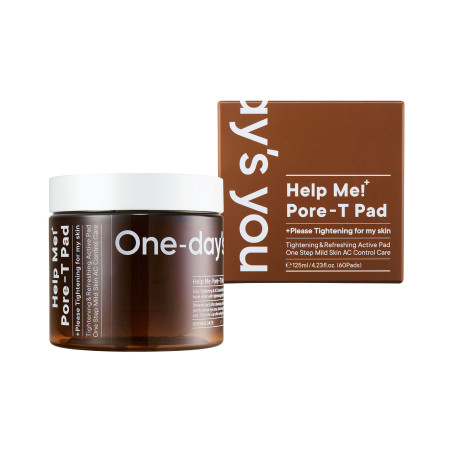 ONE-DAY’S YOU HELP ME Płatki tonizujące zwężające pory 125ml (60 szt.)