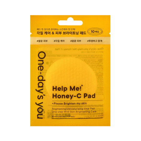 ONE-DAY’S YOU HELP ME HONEY-C PAD Dischetti tonificanti e illuminanti da 18 ml (10 pz.) - 1