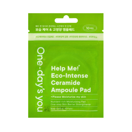 ONE-DAY’S YOU HELP ME ECO-INTENSE Nawilżające płatki z ceramidami 18ml (10 szt.)