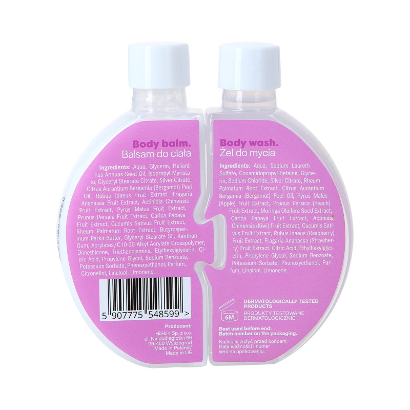 HISKIN PUZZLE BODY Żel do mycia + Balsam do ciała 2 x 90 ml
