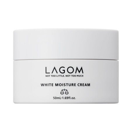 LAGOM WHITE Rozjaśniający krem nawilżający do skóry matowej i nierównomiernej 50ml