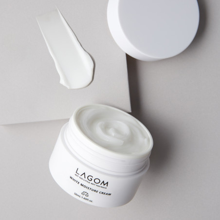 LAGOM WHITE Rozjaśniający krem nawilżający do skóry matowej i nierównomiernej 50ml