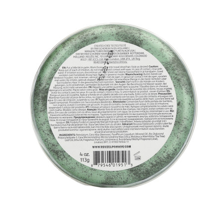 REUZEL Green Pomata verde per capelli a base di cera 113g